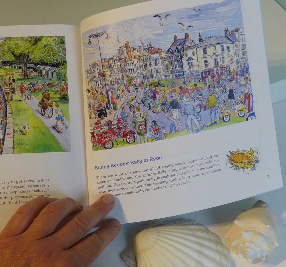 Illustrated Isle of Wight The art of Maria Ward - Book