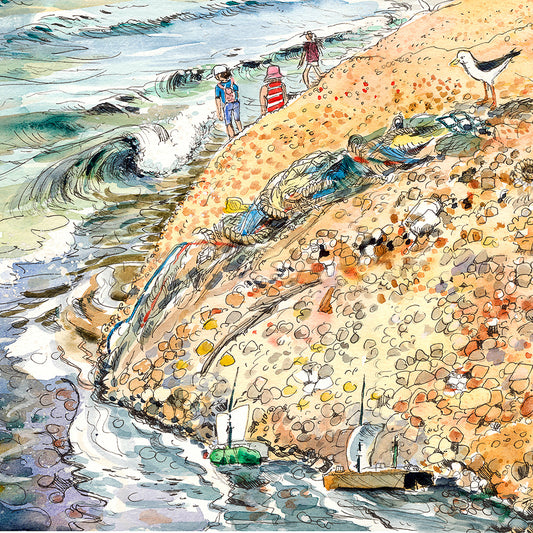 304 - Flotsam and jetsam at Grange - Brighstone