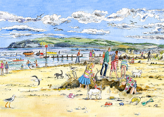 342 - Last dip of the day at Yaverland - Sandown