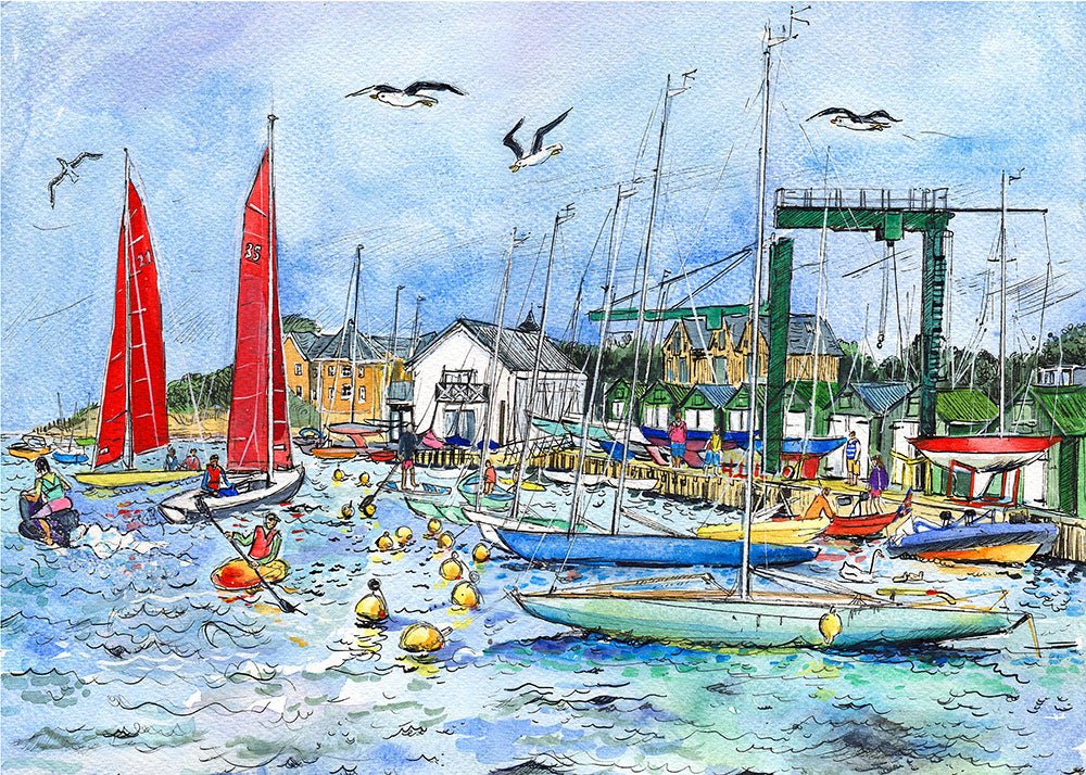 375 Bembridge Redwings - Original Painting