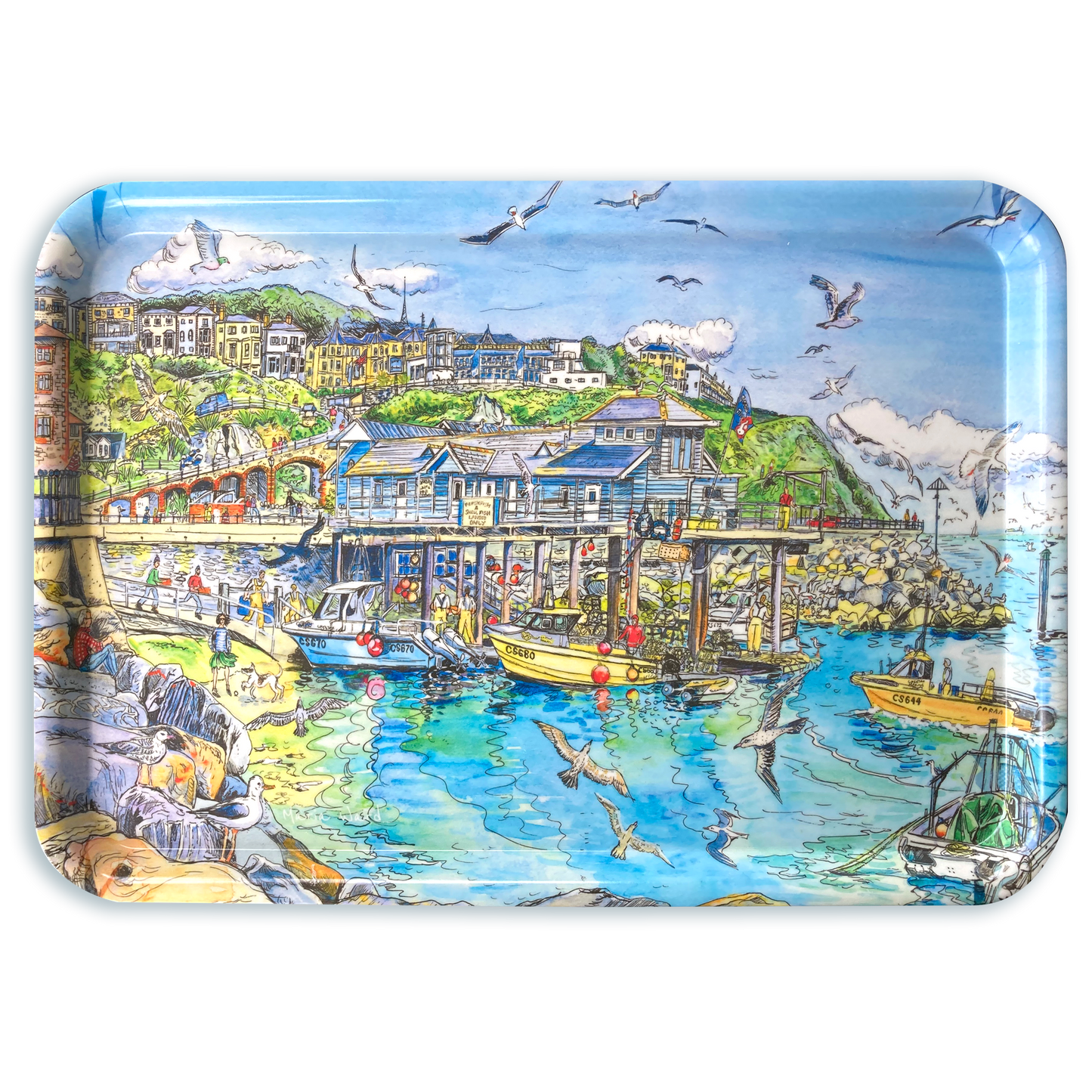 390 Ventnor Haven - Large Melamine Tray
