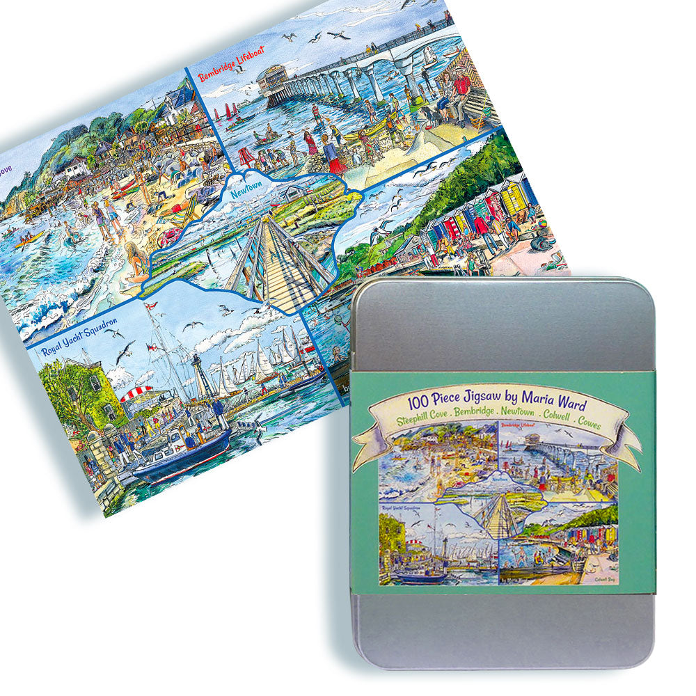 404 -Delightful Isle of Wight - 100 piece jigsaw in a tin