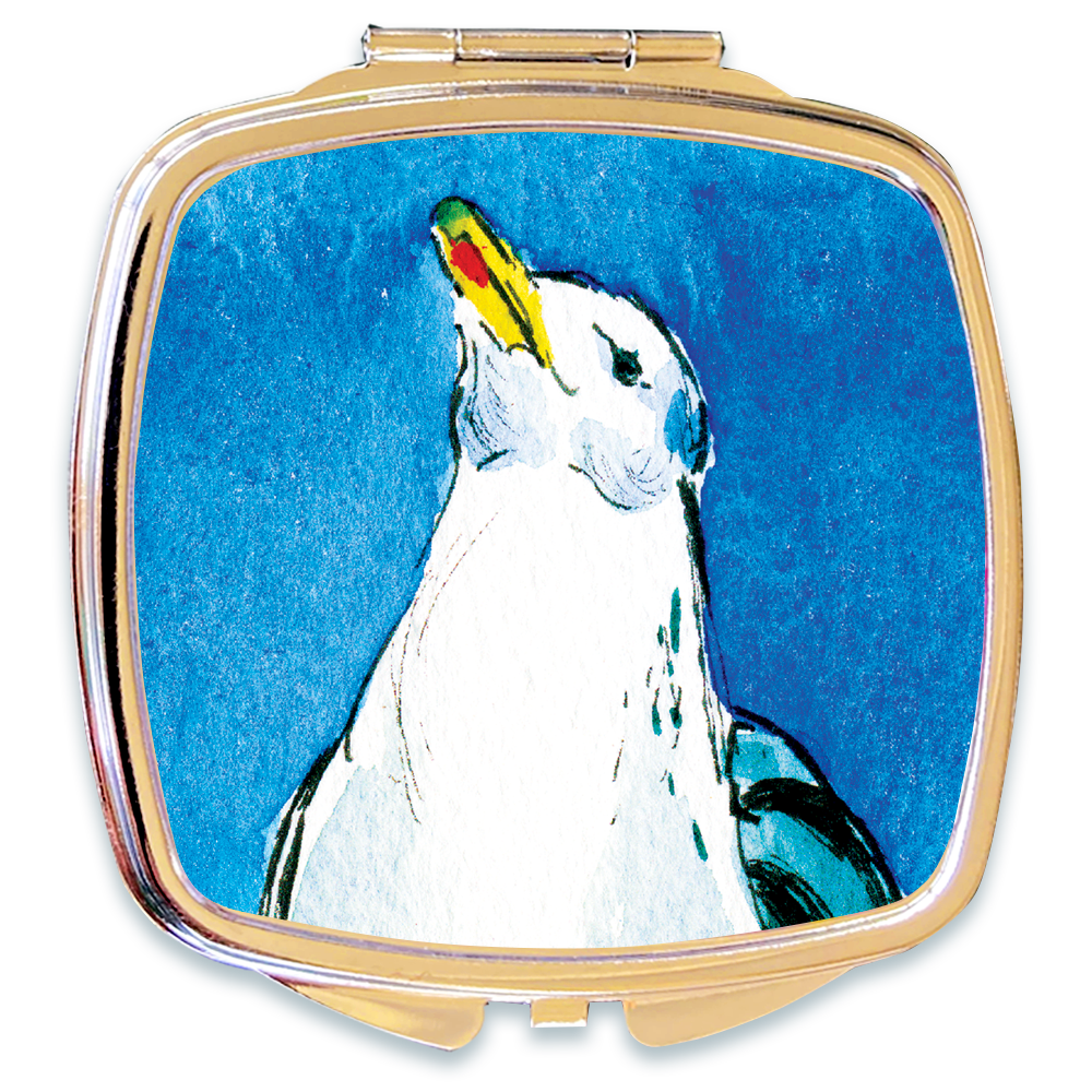 4 Stylish Seagull - Compact Mirror