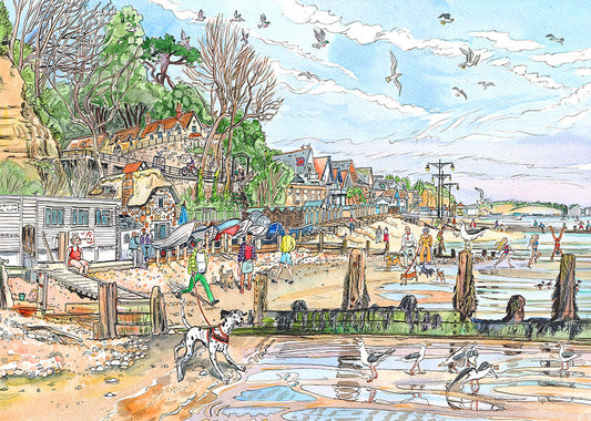 527 Shanklin Seagulls - Original Painting