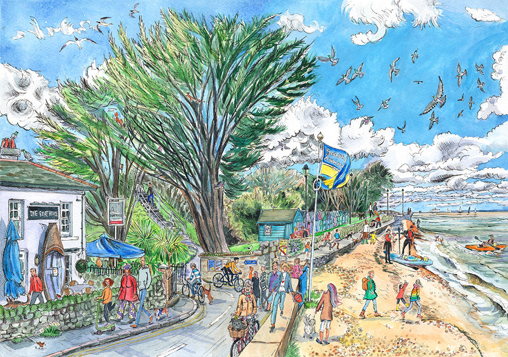 506 - Puckpool promenade - Giclée print