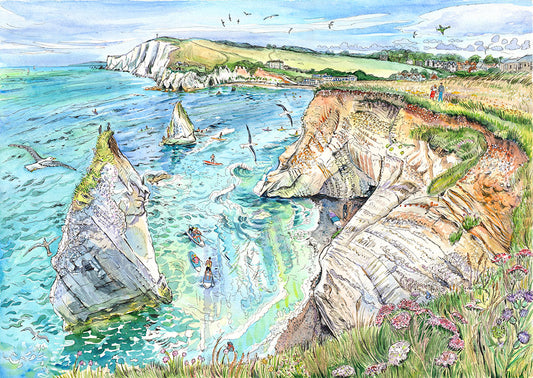 520 - Freshwater Bay caves and cliffs