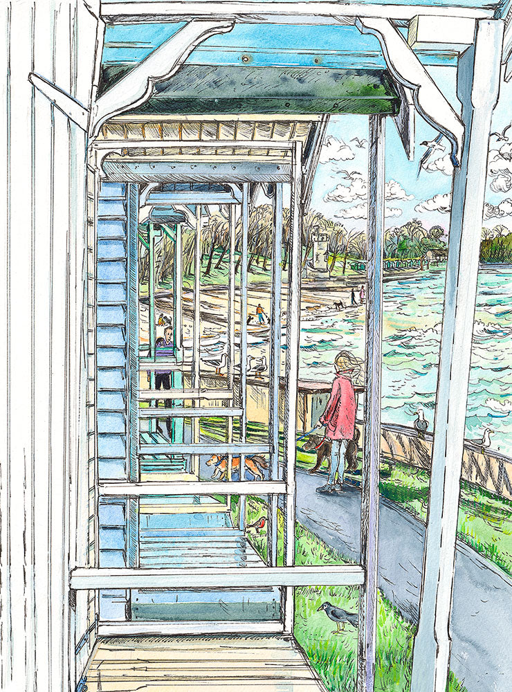 523 Pastel Beach Huts at Puckpool - Ryde