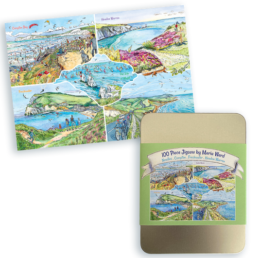 525 - Wonderful West Wight - 100 piece jigsaw in a tin