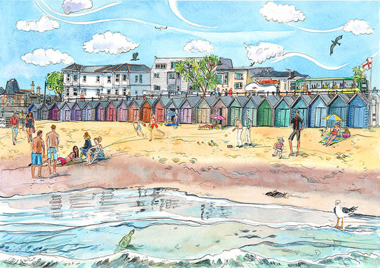 531 - Sandown beach huts