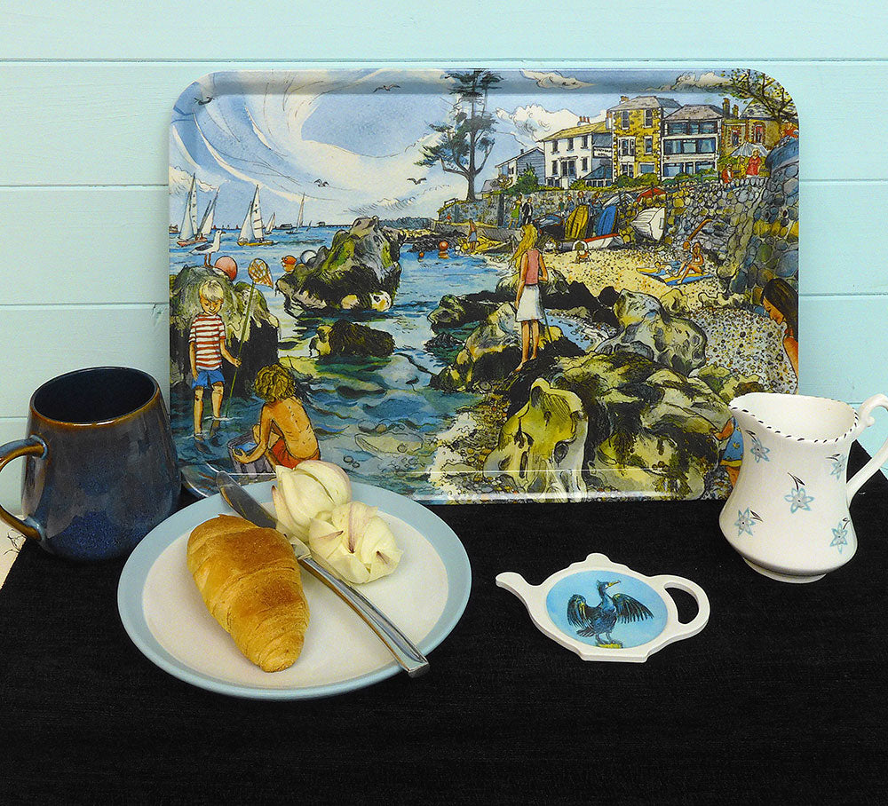 156 Seaview- Large tray 43x29.5cm