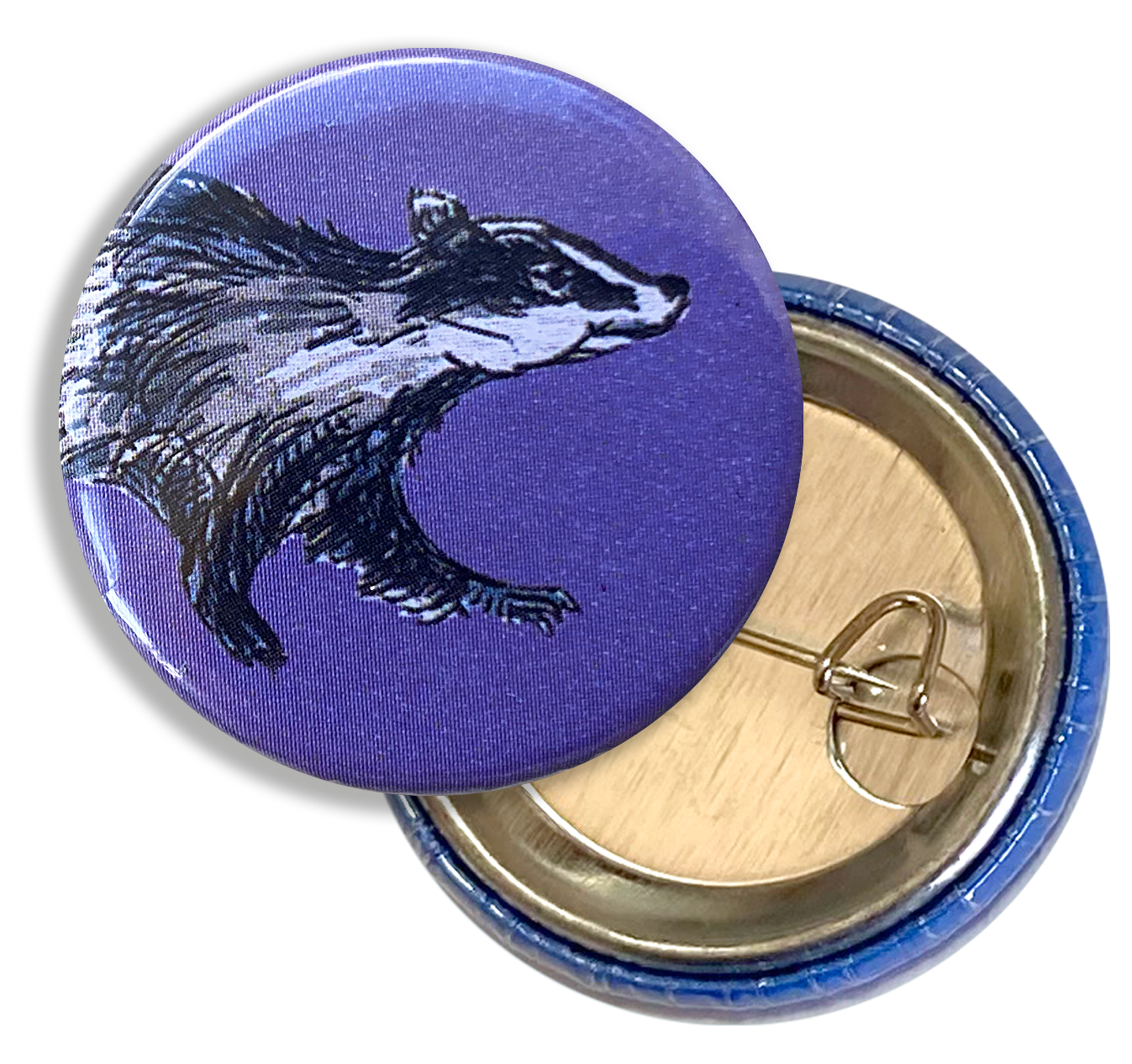 Pin Badge 24mm - Badger