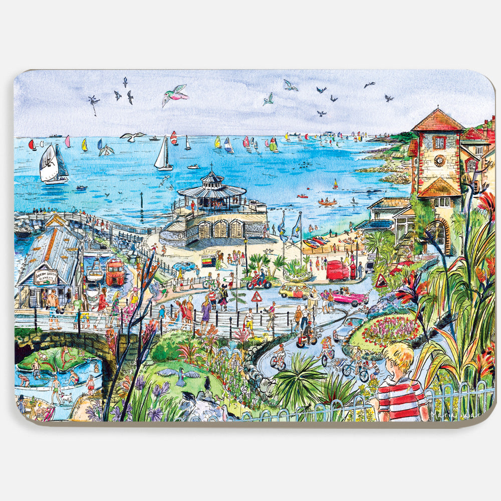 306 - Round the Island yacht race at Ventnor - Single Placemat image 0