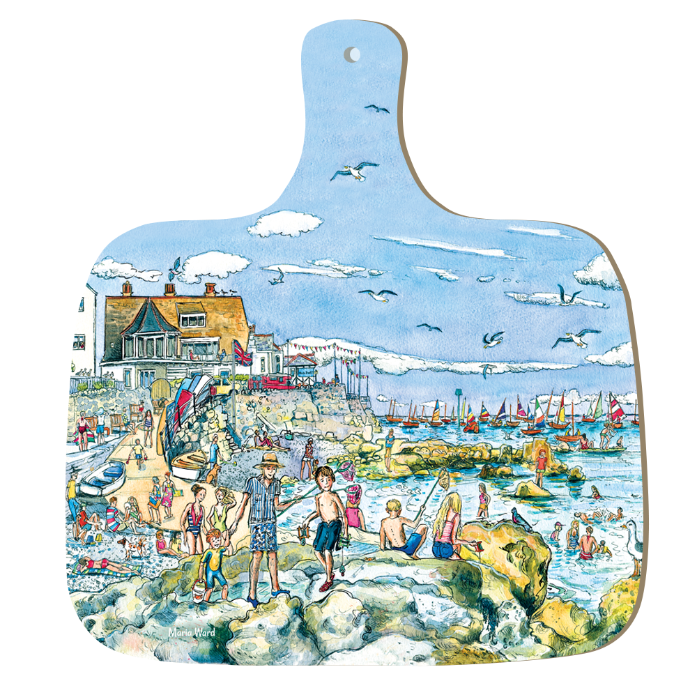 409 - Chopping Board medium featuring Seaview