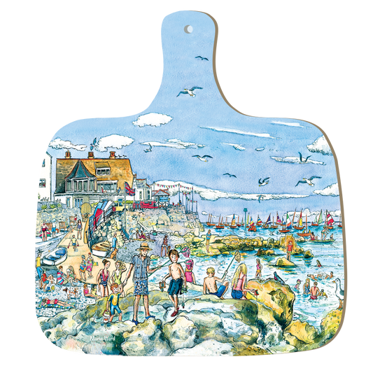 409 - Chopping Board medium featuring Seaview