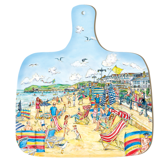 465 – Chopping Board medium featuring Steves Beach Sandown