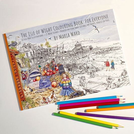 The Isle of Wight Colouring Book for everyone by Maria Ward
