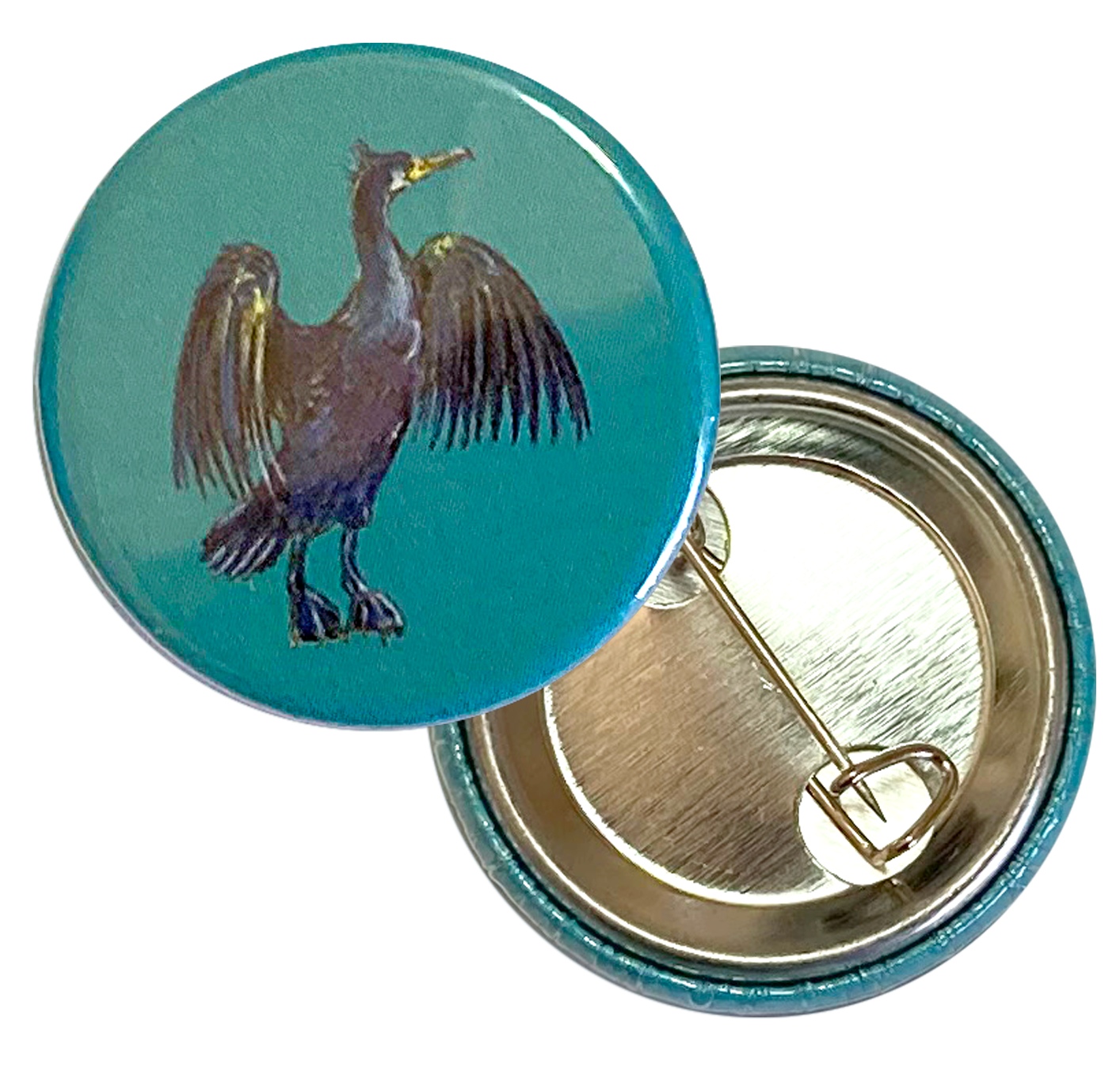 Pin Badge 24mm - Cormorant