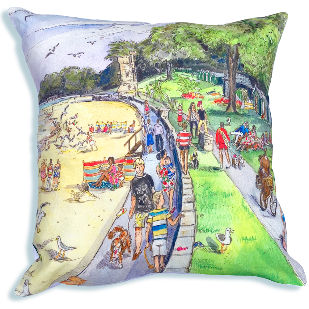 43cm Cushion Cover - Appley Beach