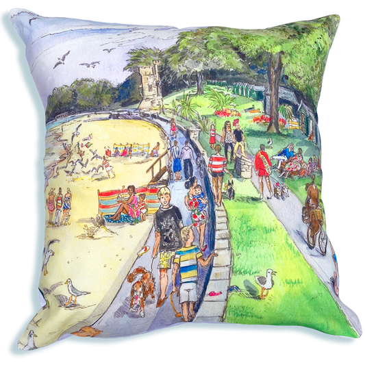43cm Cushion Cover - Appley Beach