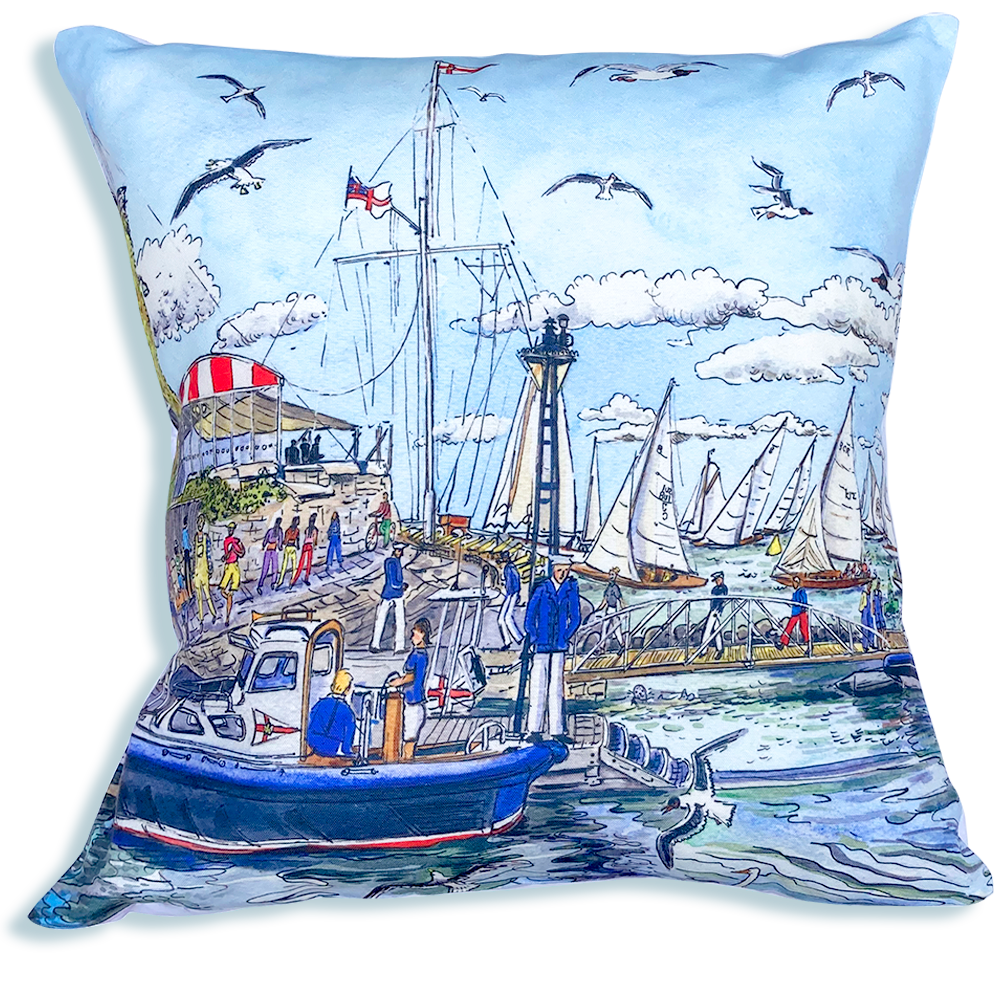 43cm Cushion Cover - 396 Cowes Panama Classics