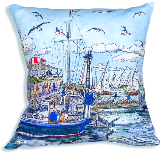43cm Cushion Cover - 396 Cowes Panama Classics