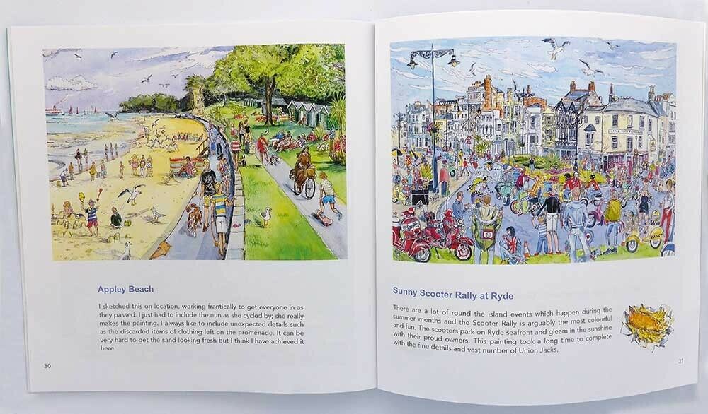 Illustrated Isle of Wight The art of Maria Ward - Book