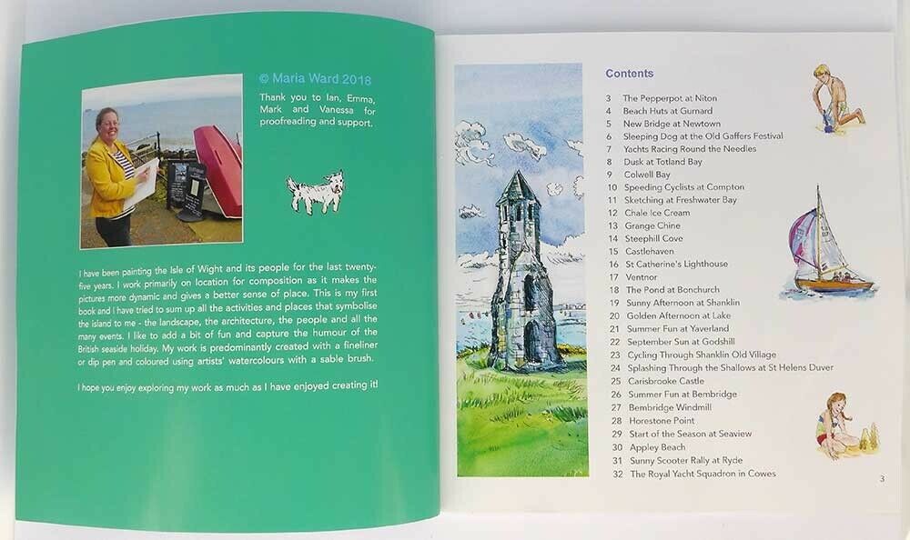 Illustrated Isle of Wight The art of Maria Ward - Book