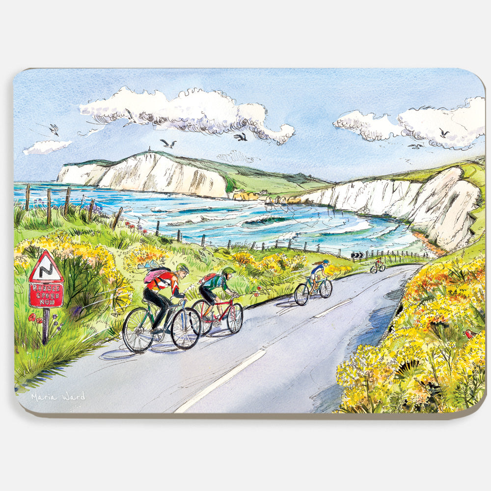 323 - Speeding cyclists at Compton - single placemat