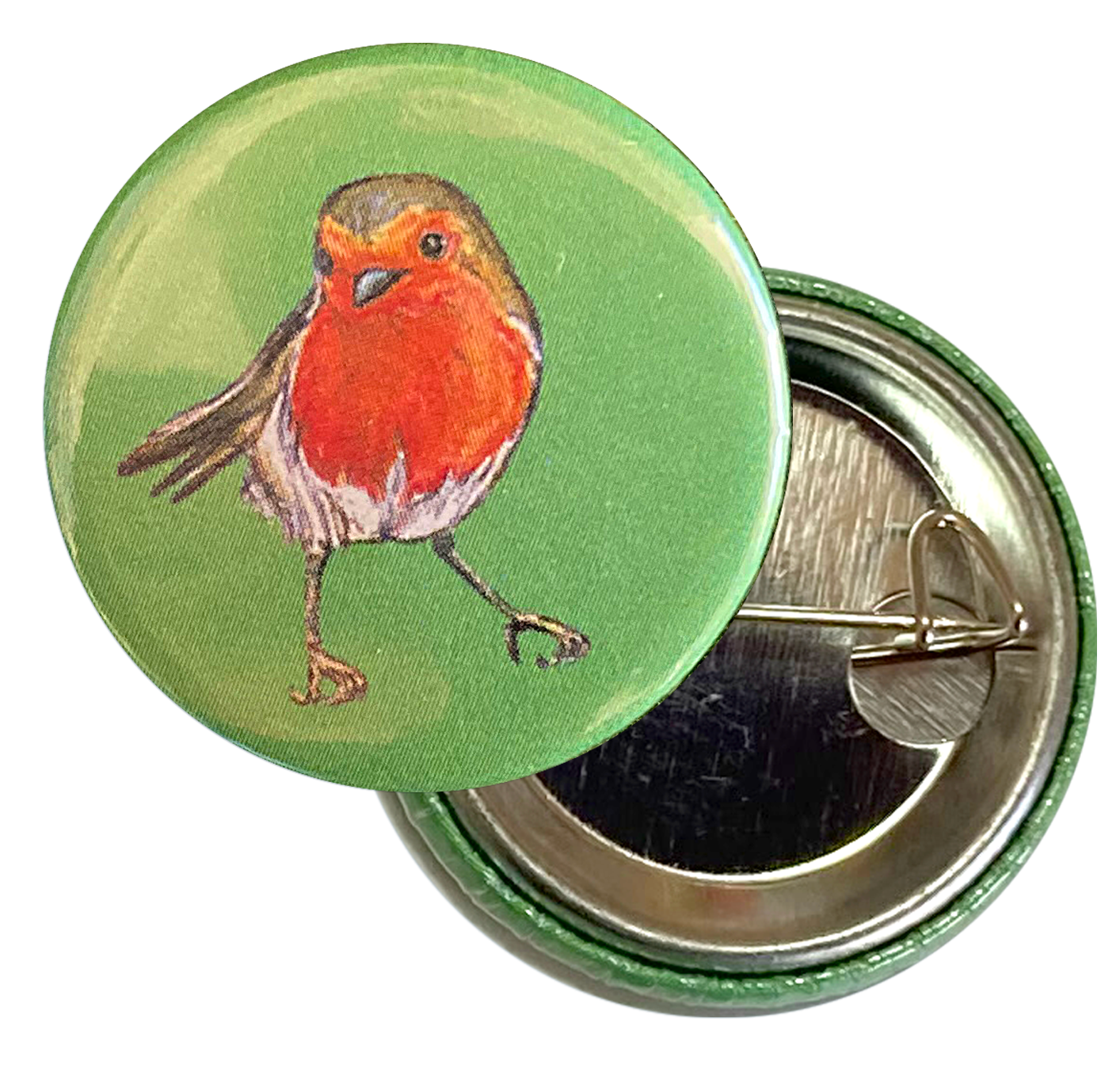 Pin Badge 24mm - Robin
