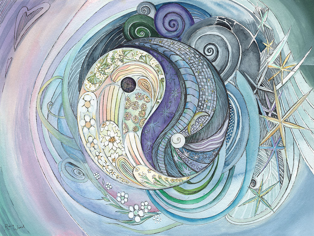Night & Day Yin Yang - Original Painting