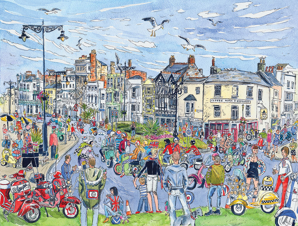 330 - Isle of Wight Scooter Rally - 1000 piece Jigsaw