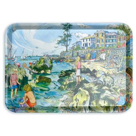 156 Seaview- Large tray 43x29.5cm