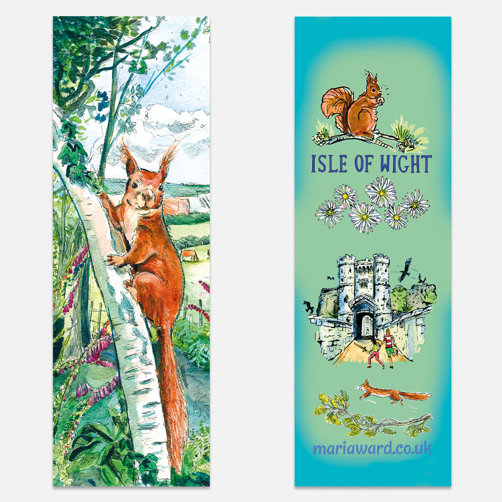 180 - Red squirrel - Bookmark