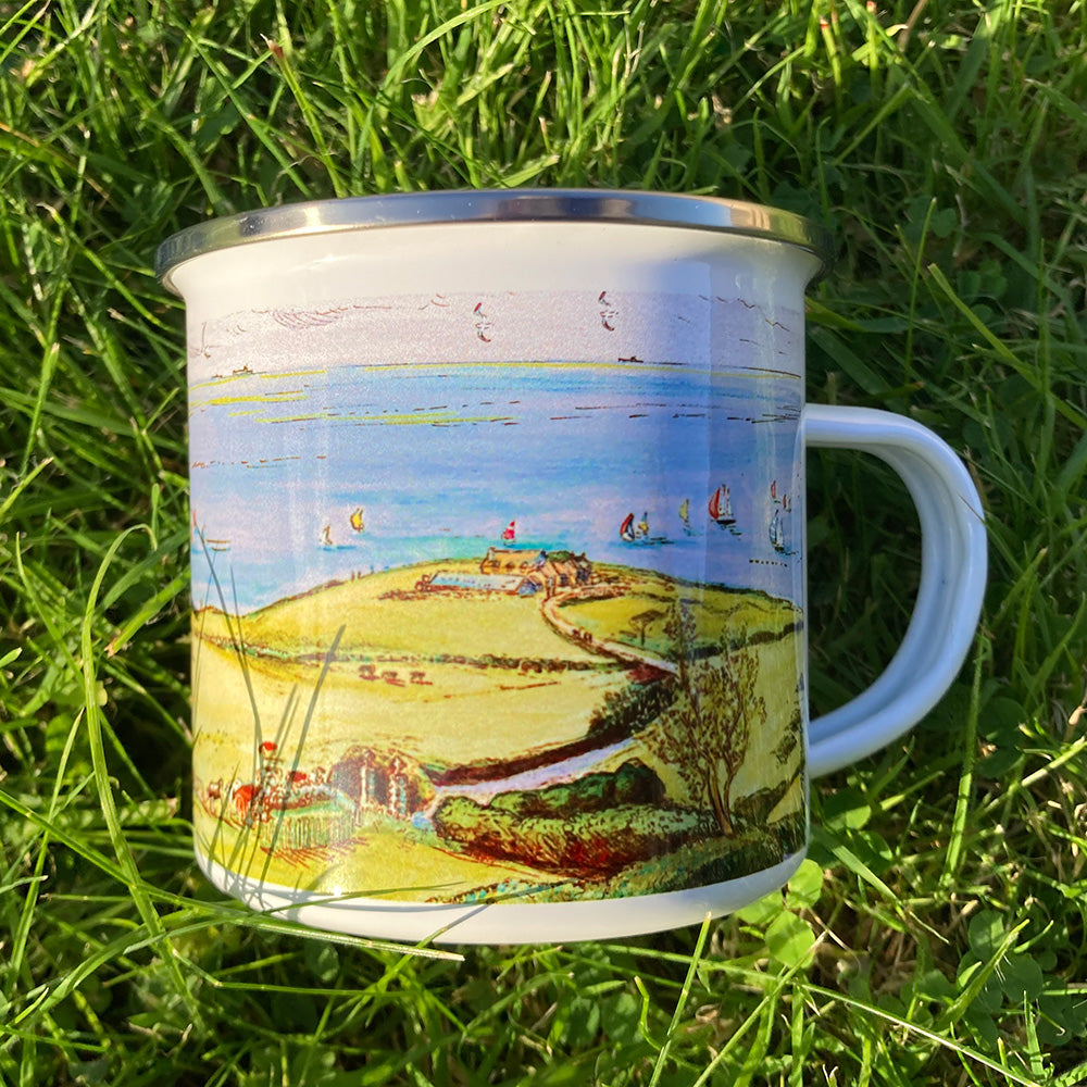 Enamel Mug - 196 St Catherine's Lighthouse