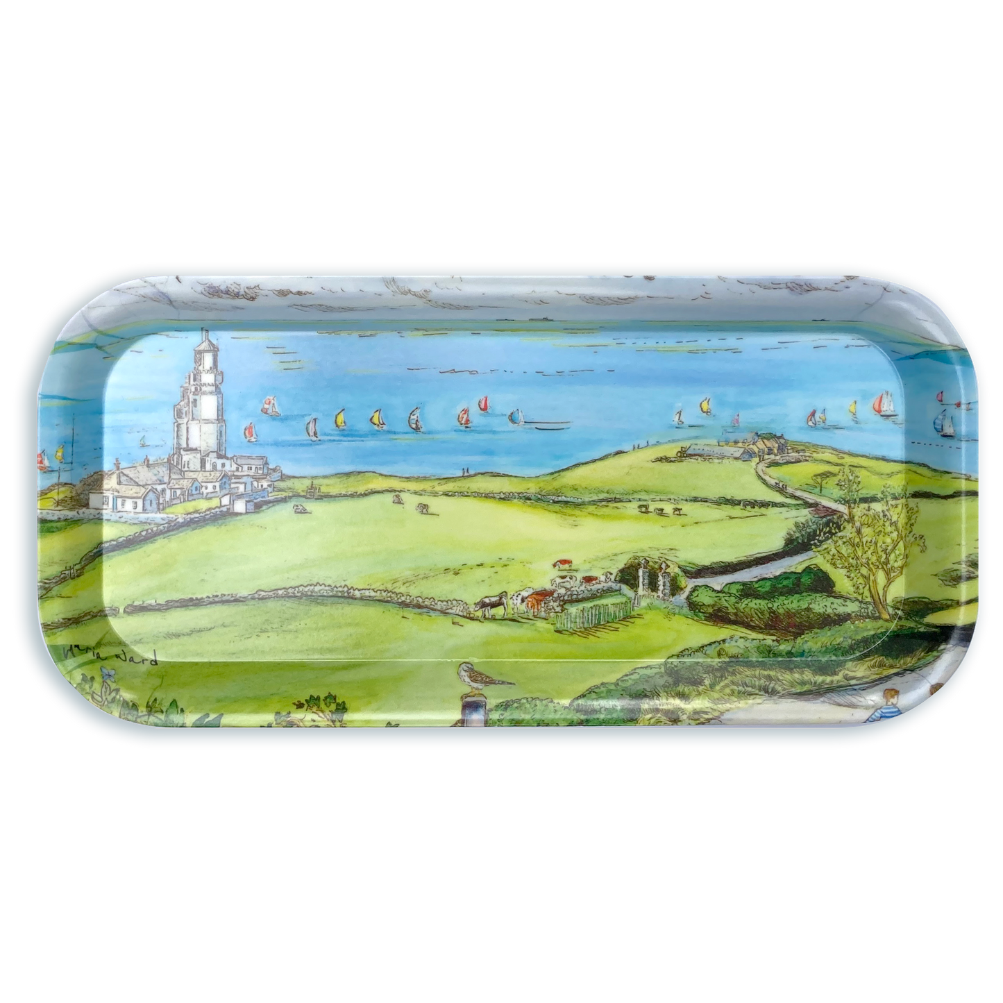 196 St Catherines Lighthouse - Small melamine tray