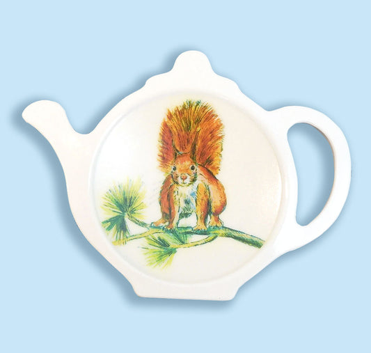 197 Cheeky IOW Squirrel - Tea Bag Tidy