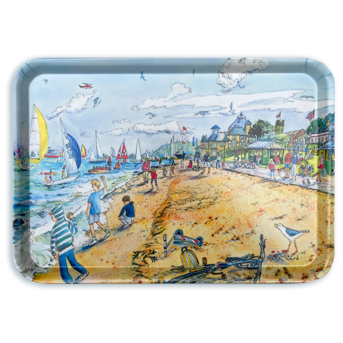 244 Cowes Parade - Large Tray 43x29.5cm