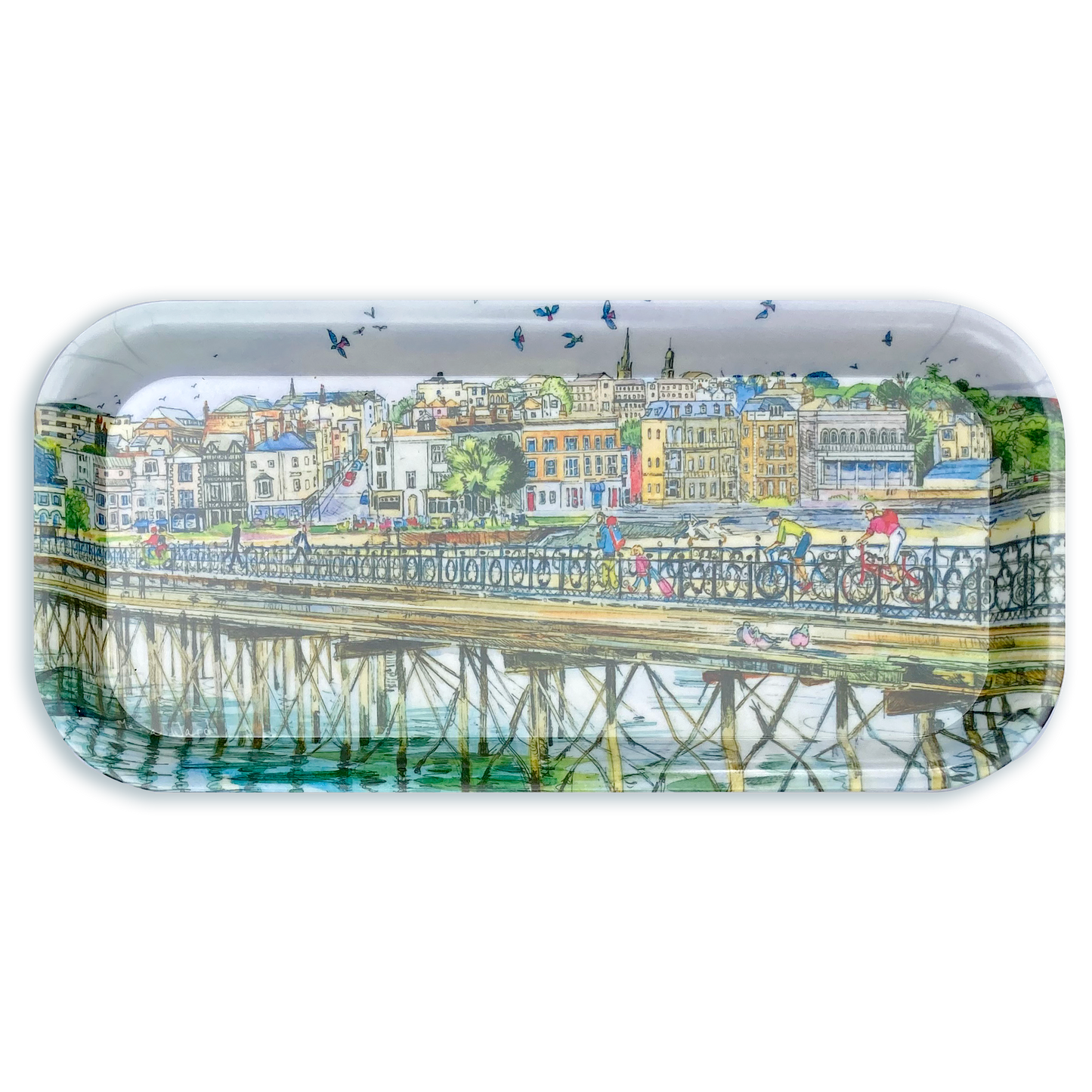 270 Ryde Pier - Small Melamine Tray