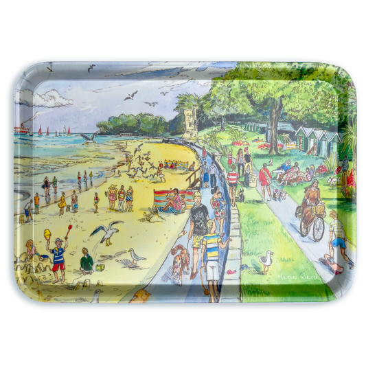 290 Appley Beach - Large Tray 43x29.5cm