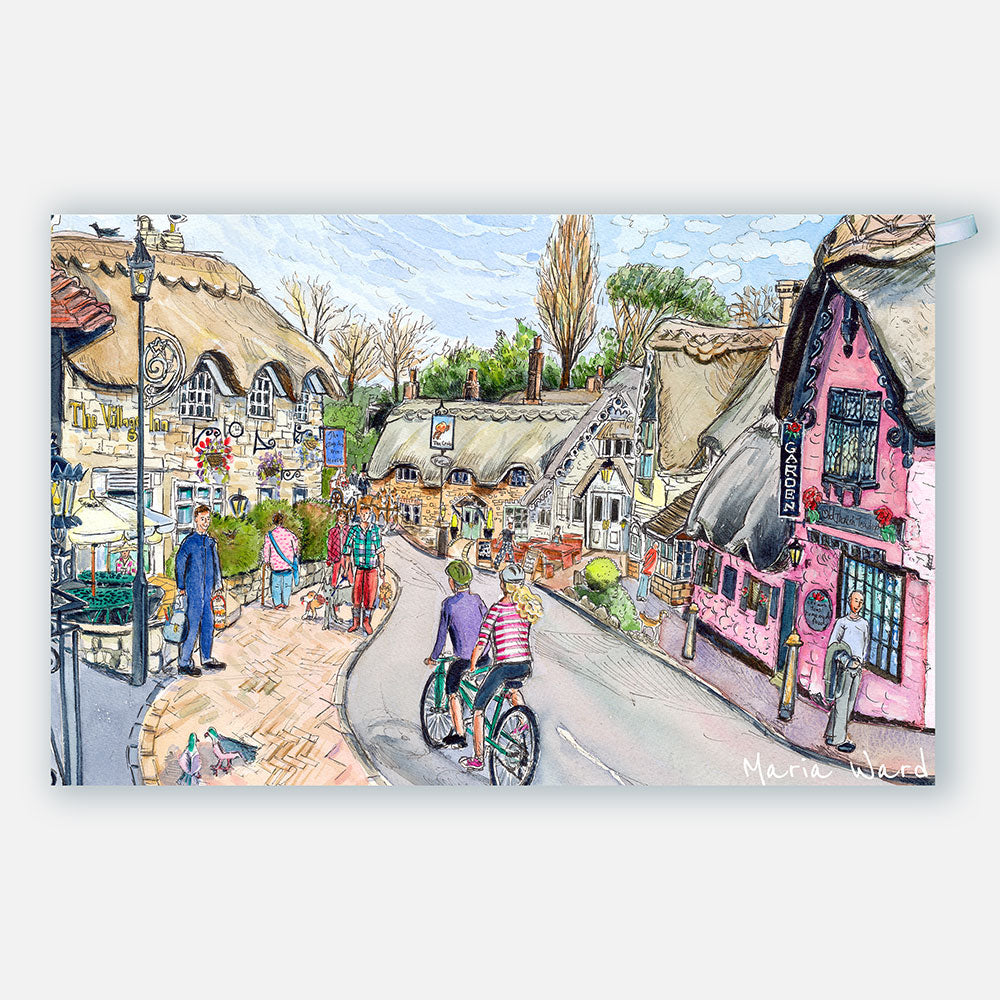 298 Shanklin Old Village - Tea towel