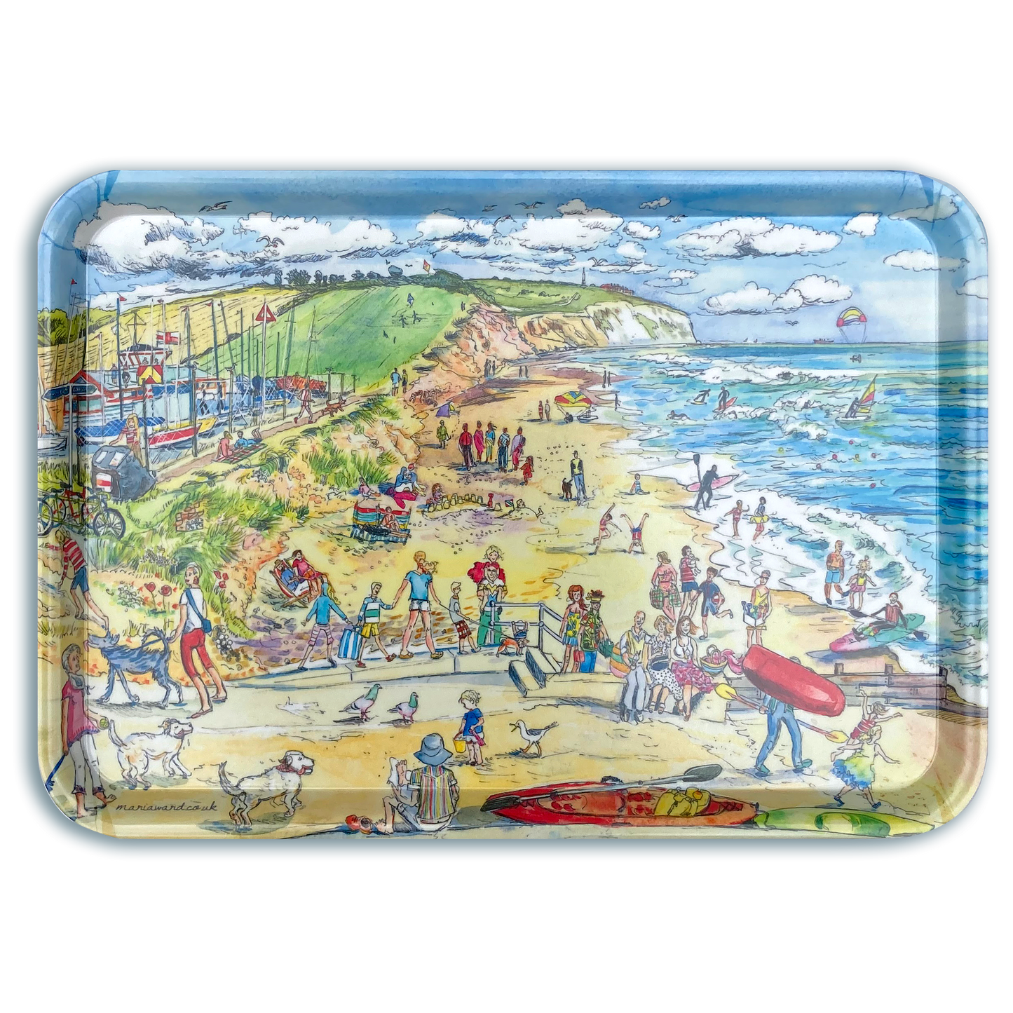 314 Yaverland, Sandown - Large Tray 43x29.5cm