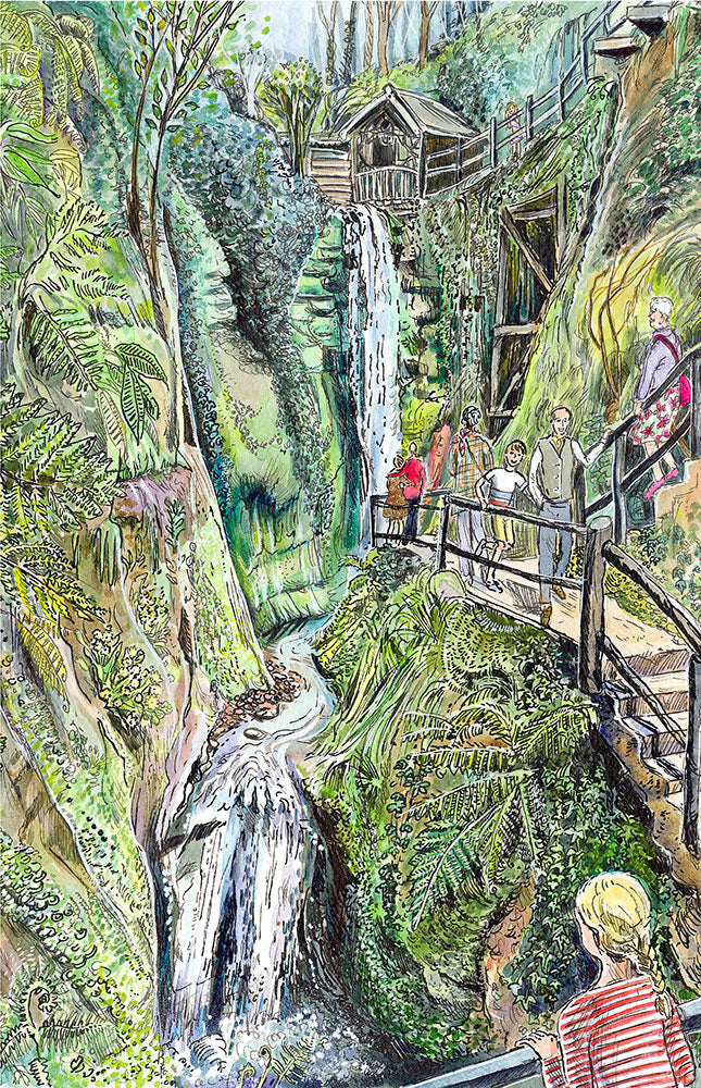 320 - Shanklin Chine Waterfall