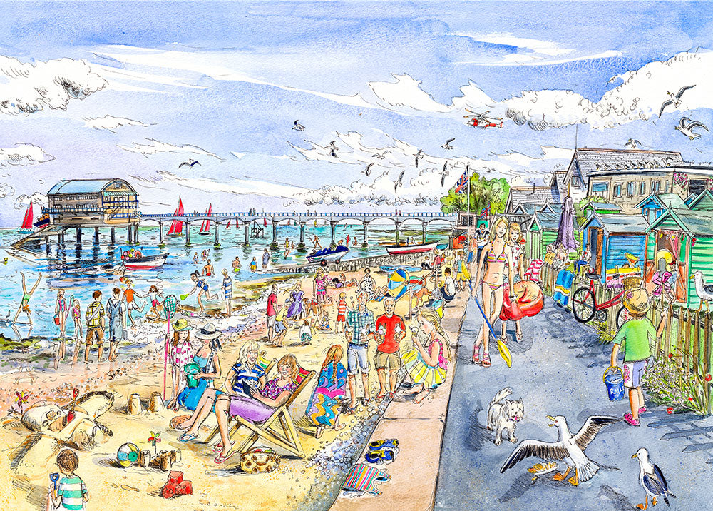 324 - Bembridge bathers