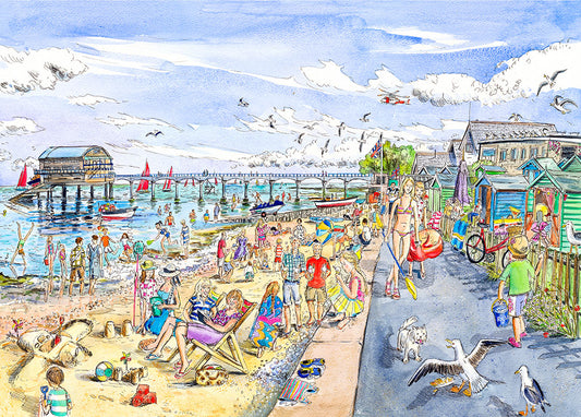 324 - Bembridge bathers