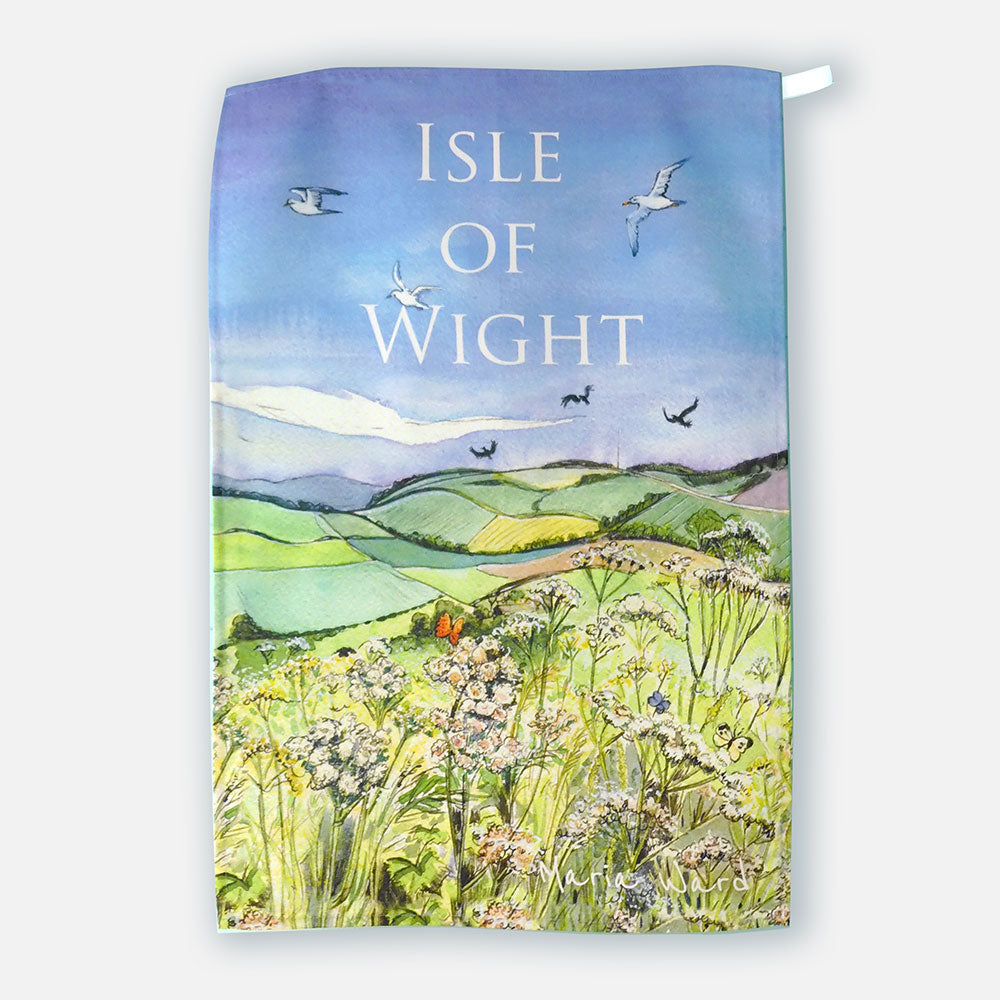 374 – Bowcombe Isle of Wight titled – Tea towel