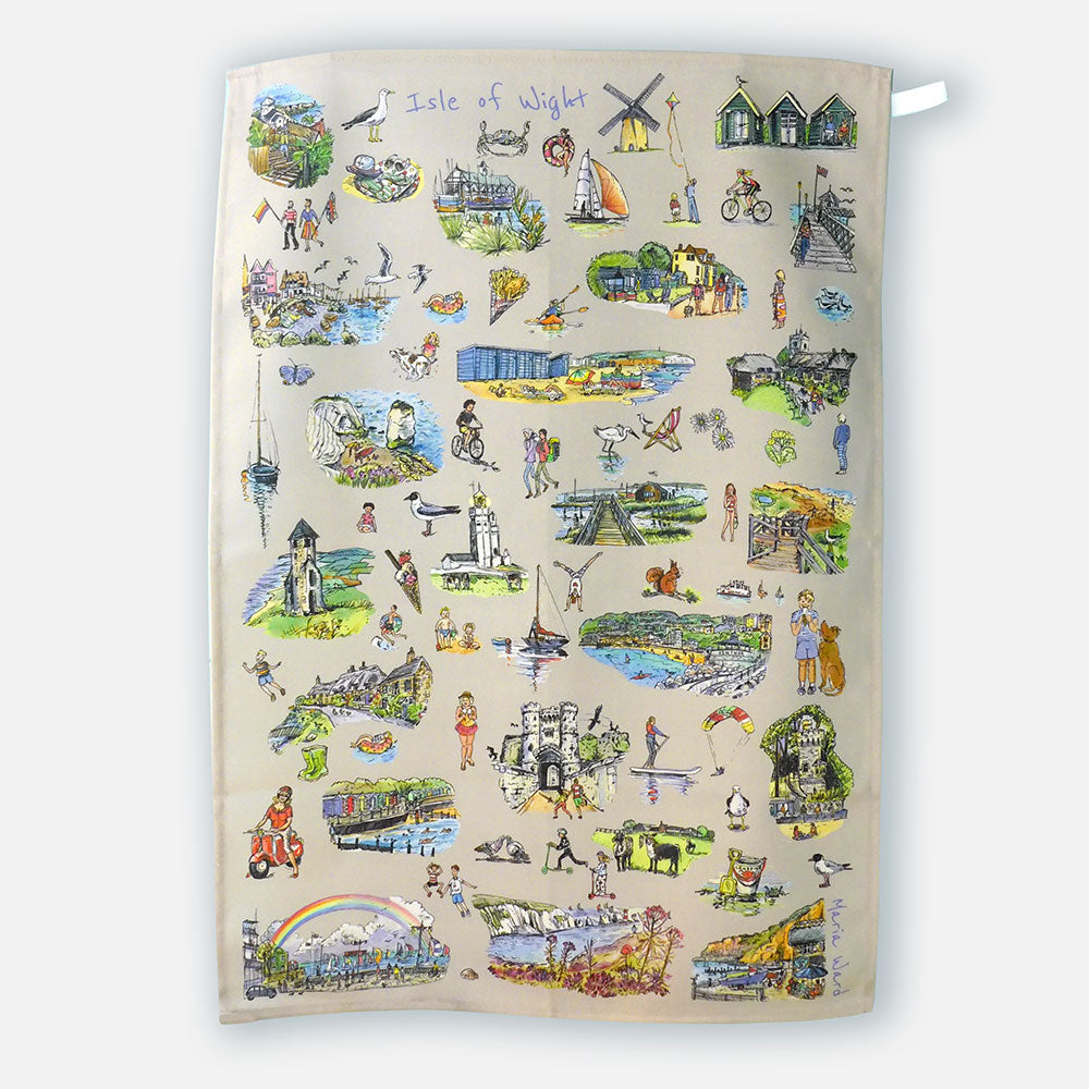 281 – Isle of Wight scenes – Tea towel