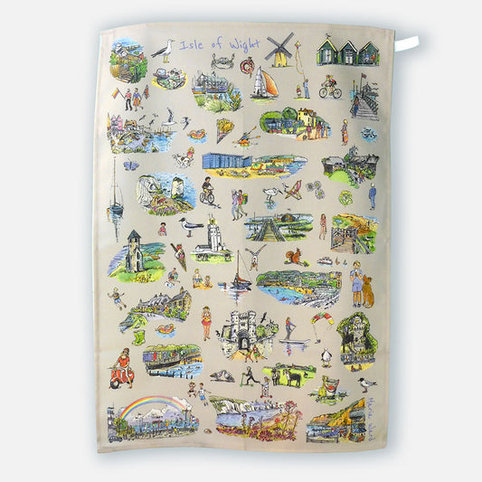 281 – Isle of Wight scenes – Tea towel