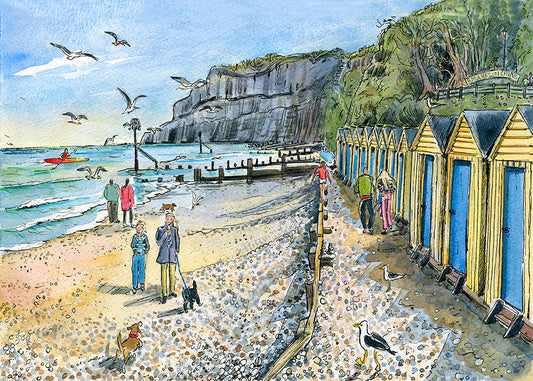 384 Winter sun at Shanklin