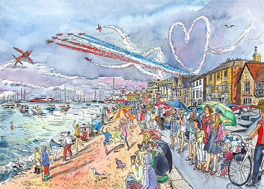 395 - Red Arrows display at Cowes