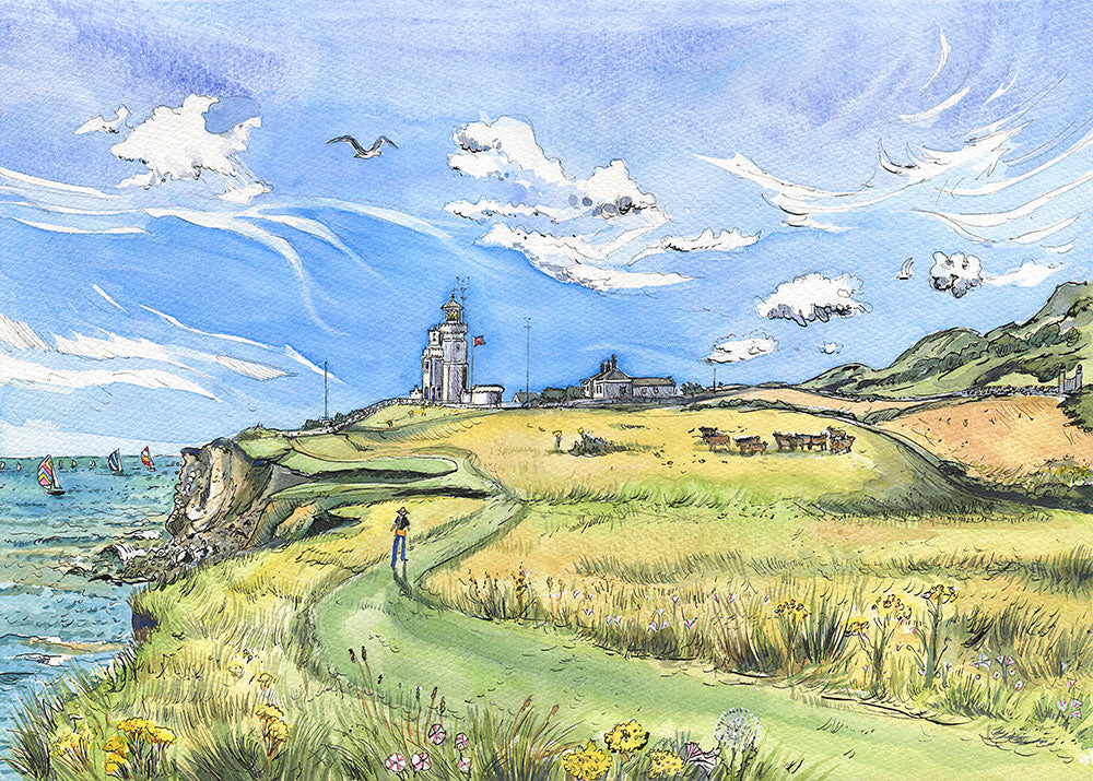 398 Summer at St Catherines Lighthouse - Niton - Ventnor (Copy)